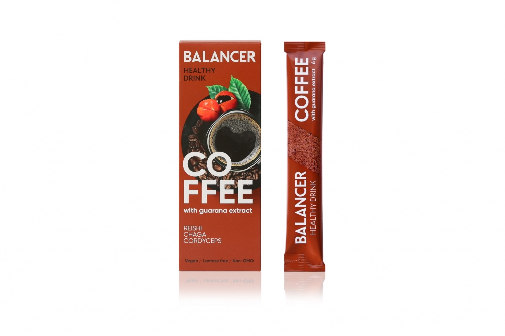 Напиток растворимый BALANCER «Кофе с экстрактом гуараны», 10 стиков